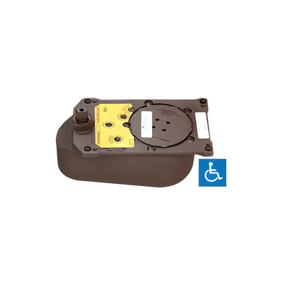 Rixson® Model PH28 8.5 Lb. Center-Hung 90 Degree Selective Hold Open Floor Mounted Closer Body Only - Right Hand