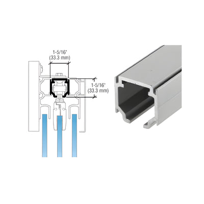 CRL51 Satin Anodized Finish Series Top Track - 118"