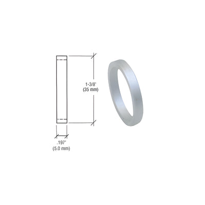 CRL Aluminum .197" Straight Cylinder Ring