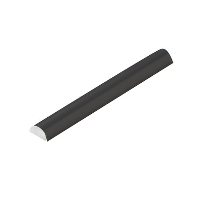 CRL Matte Black Half-Round Shower Threshold 2m