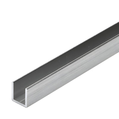 CRL Brite Anodized 1/2" Fixed Panel Shower Door Deep U-Channel - 144"