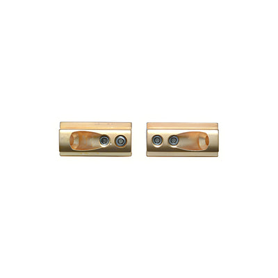 CRL Brass Wall Mounting Brackets - Pair
