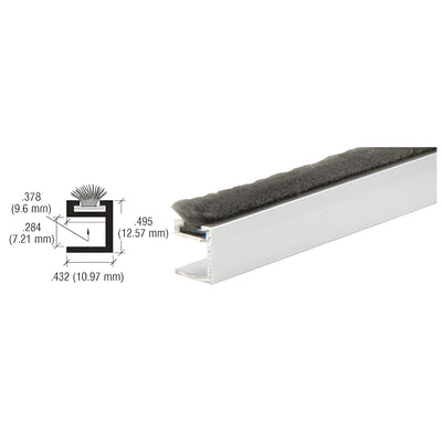 CRL Satin Anodized Dust Proof Rail