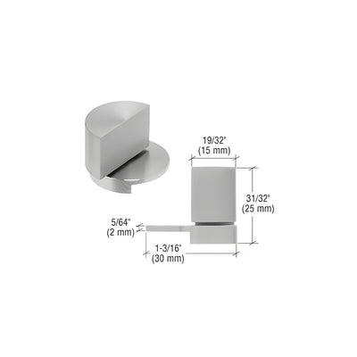 CRL Large Stainless Steel UV Glass-to-Glass Swing Hinge