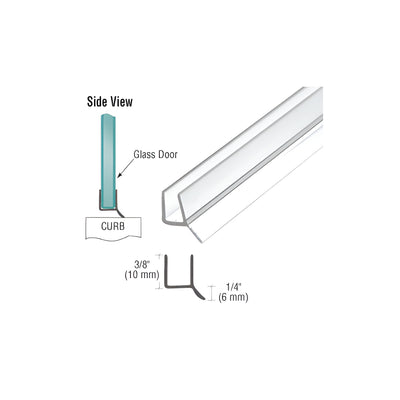 CRL Dual Durometer PVC Seal and Wipe for 1/4" Glass