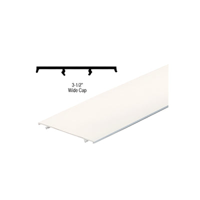 CRL White 3-1/2" Screen Tight™ Wide Cap