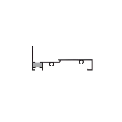 CRL-U.S. Aluminum White KYNAR® Paint Head and Sill Mullion - 24-2"