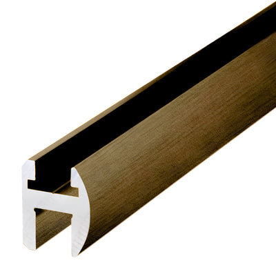 CRL Antique Brass Deluxe Shower Door Header Kit - 95"