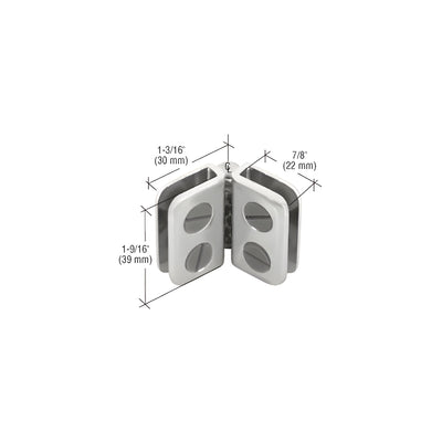CRL Chrome Hinge Display Connector