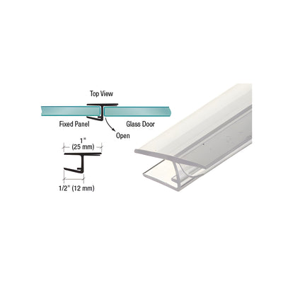 CRL 'H' Jamb Seal with Cushion Fin for 180 Degree Application