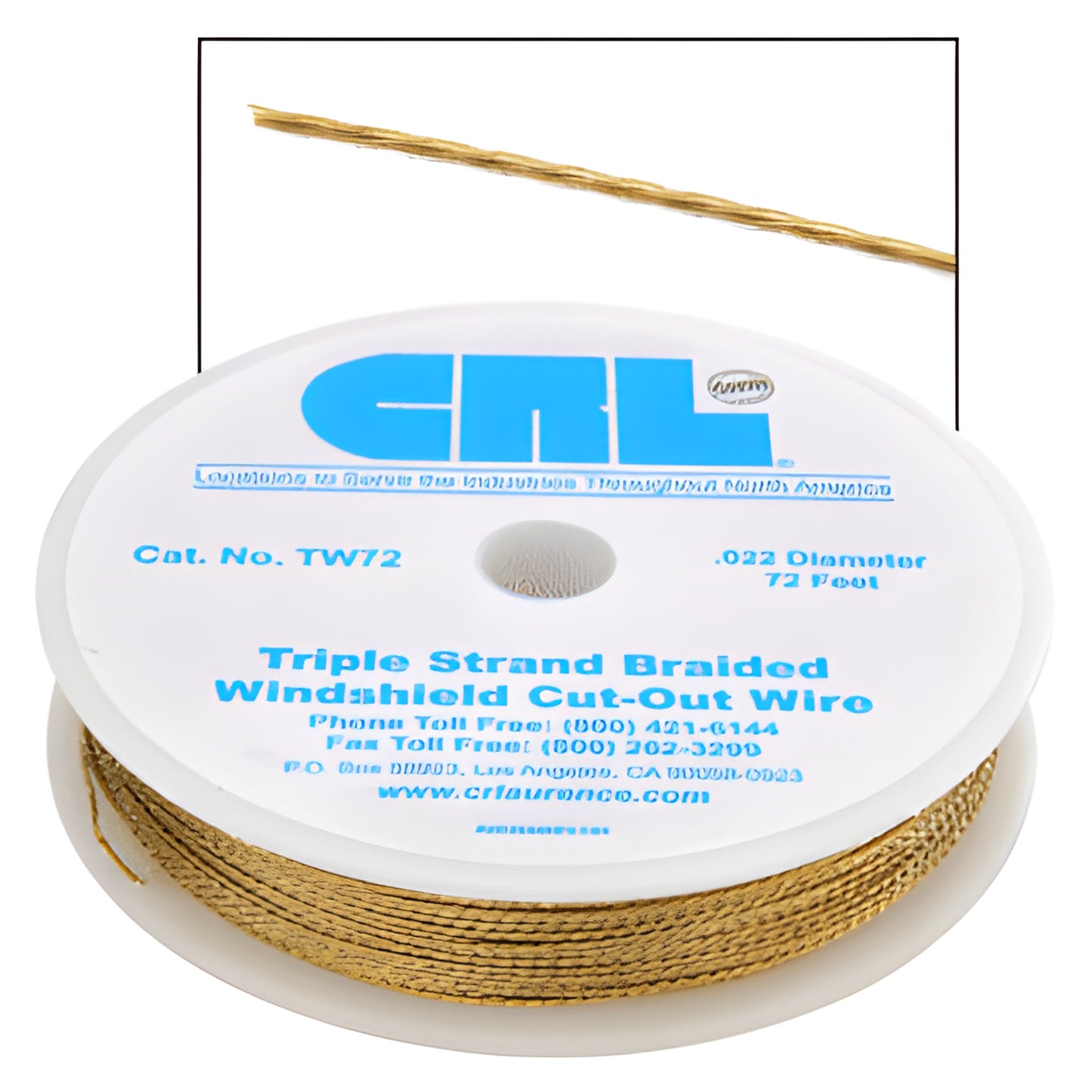 CRL Triple-Strand Braided Cut-Out Wire — Replacement Braided Wire