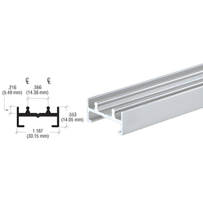 CRL Satin Anodized Lower Track
