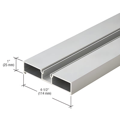 CRL-U.S. Aluminum Door Jamb 24 ft 2 in, Clear Anodized Class 1