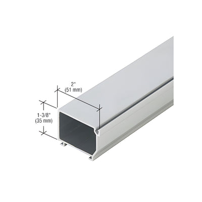 CRL-U.S. Aluminum Clear Anodized Class 1 Glass Stop - 24'-2"