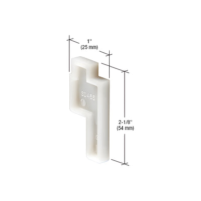 CRL-U.S. Aluminum Injected Molded End Dam- 20/Pk