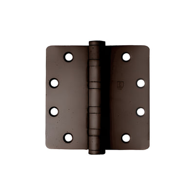 CRL Bronze Non-Removable Pin Heavy Weight 1/4" Radius Ball Bearing Template Butt Hinge
