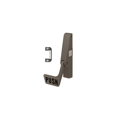 CRL Dark Bronze Jackson® 10 Series Right Hand Reverse Bevel Paddle Rim Panic Exit Device