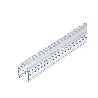 CRL Clear Translucent Vinyl Bulb Seal for 1/2 (12 mm) Glass
