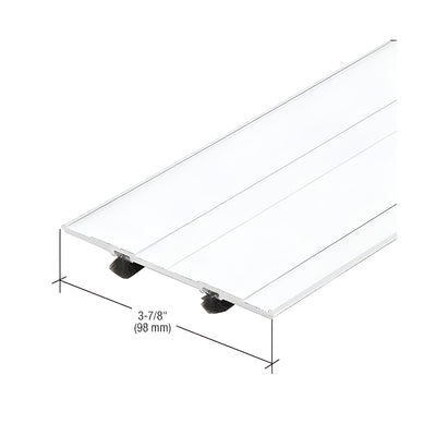 CRL-U.S. Aluminum Header Filler with Weatherstrip, White KYNAR® Paint - 21'-4"