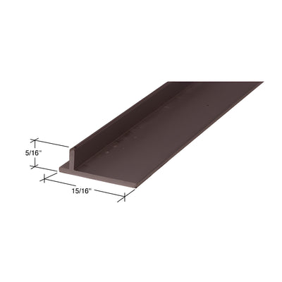 CRL Bronze 72" Sliding Screen Door Rail
