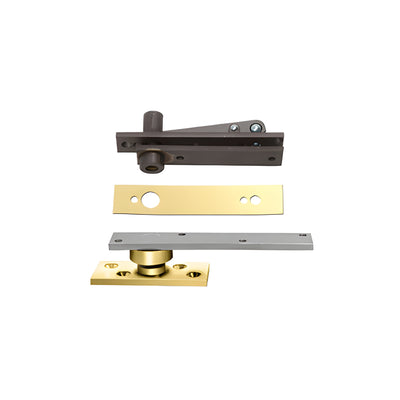 Rixson® Polished Brass Center-Hung Pivot Set