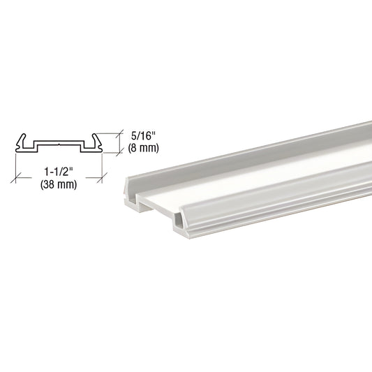 CRL Sky White Standard Bottom Rail Filler 241 in Replacement