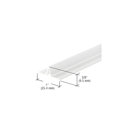 CRL White Series 3606 Lower Track - 144"