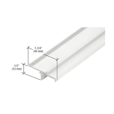 CRL-U.S. Aluminum White KYNAR® Paint IG500 Door Stop Insert - 21'-2"