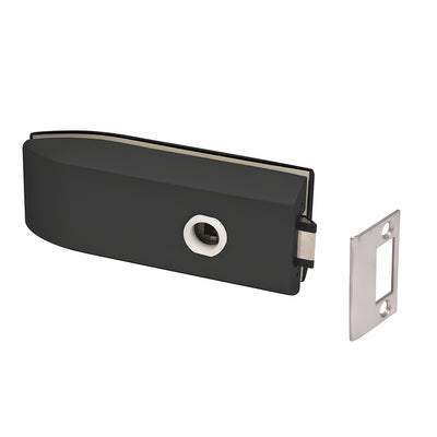CRL Matte Black Glass Mounted Passage Latch