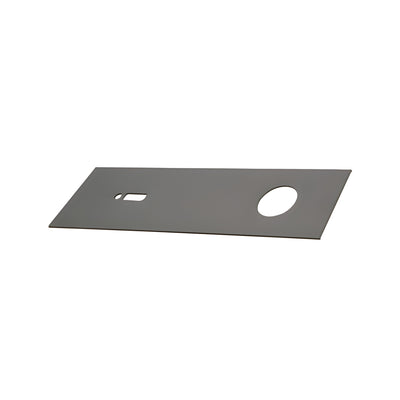 CRL Black Bronze Anodized Cover Plate for 4-1/2" Header Used with Overhead Concealed Door Closers