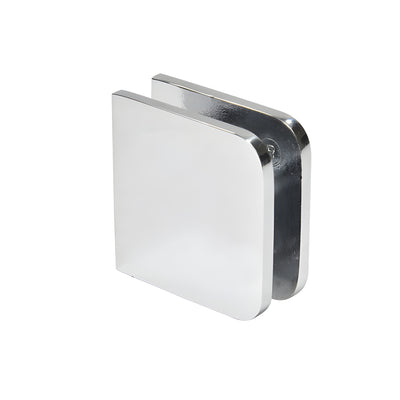 CRL Polished Chrome Traditional Style Fixed Panel U-Clamp