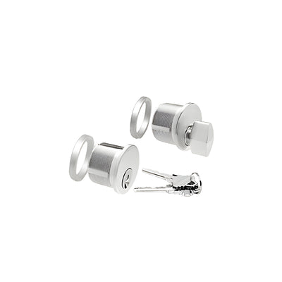 CRL Satin Anodized Keyed DRA Cylinder/Thumbturn Combo