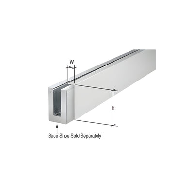 CRL Satin Anodized Cladding for B5L Series Low Profile Base Shoe