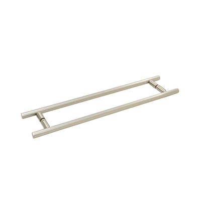 CRL Brushed Nickel 18" Back-to-Back Ladder Style Towel Bar