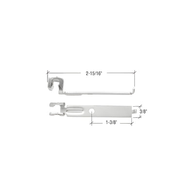 CRL 2-15/16" Stamped Steel Lite-Lift Spiral Balance Foot for Wood Framed Windows