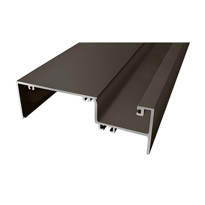 CRL-U.S. Aluminum 6" Wall Jamb, Dark Bronze Anodized, 24'-2"
