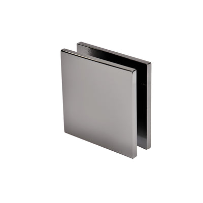 CRL Gun Metal Square Style Hole-in-Glass Fixed Panel U-Clamp
