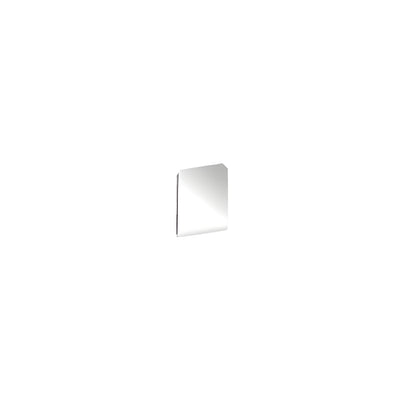 CRL Polished Stainless End Cap for WU3 Series Wet/Dry U-Channel