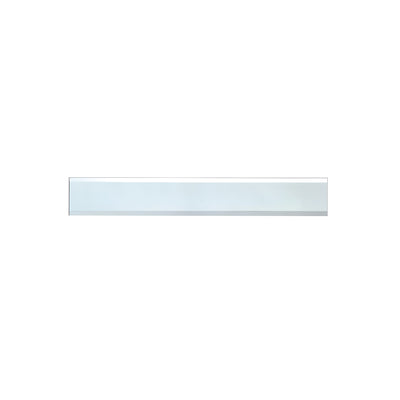 CRL Clear Mirror Glass 2" x 20" Strips Beveled Only on 2 Long Sides