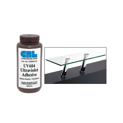 CRL UV604L Medium Viscosity UV/Visible Light Adhesive - 1000g