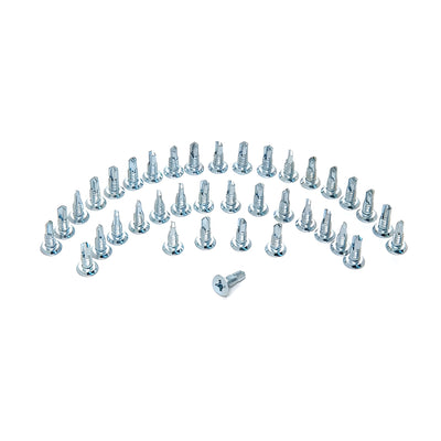 CRL Satin Anodized Replacement Screw Pack for CRL 300/350 Series Continuous Geared Hinges