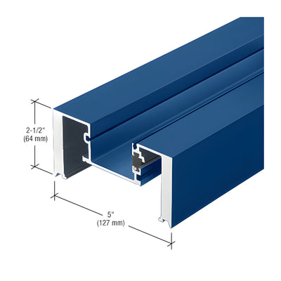 CRL-U.S. Aluminum Heavy-Duty Vertical Mullion, Thermally Improved, Custom Paint, 24'-2"