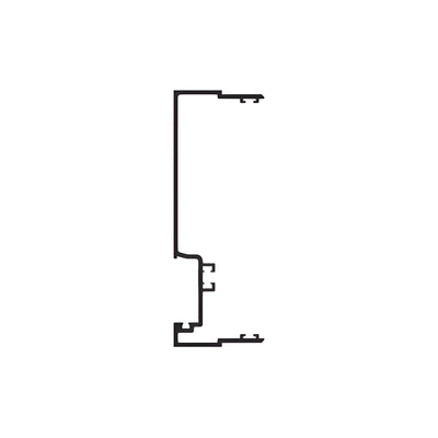 CRL-U.S. Aluminum White KYNAR® Paint 6" Female Expansion Mullion - 24'-2"