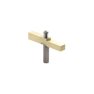 CRL Satin Brass Adaptor Block Used with Senior Prima Hinges
