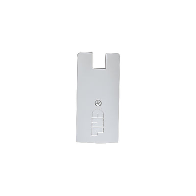 CRL Brushed Stainless Anodized 4" Square End Cap for Sidelite Rails