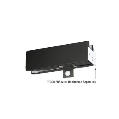 DORMAKABA® Matte Black Wall Mounted Transom Patch Fitting With Pivot