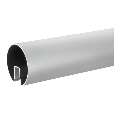 CRL Brushed Stainless 3-1/2" Premium Cap Rail for 1/2" or 5/8" Glass - 120"