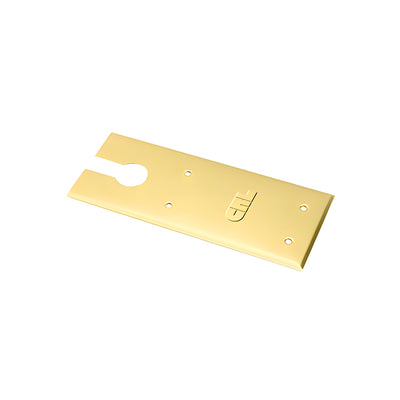 CRL Polished Brass Finish Closer Cover Plates for 8300 Series Floor Mounted Closer