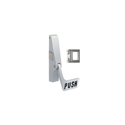 CRL Satin Aluminum Jackson® 10 Series Left Hand Reverse Bevel Paddle Rim Panic Exit Device