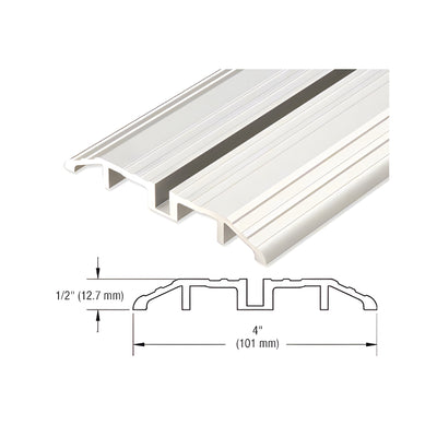 CRL Satin Anodized Custom Length Bottom Guide Threshold for OT Series Top Hung Sliders and Bi-Fold Doors